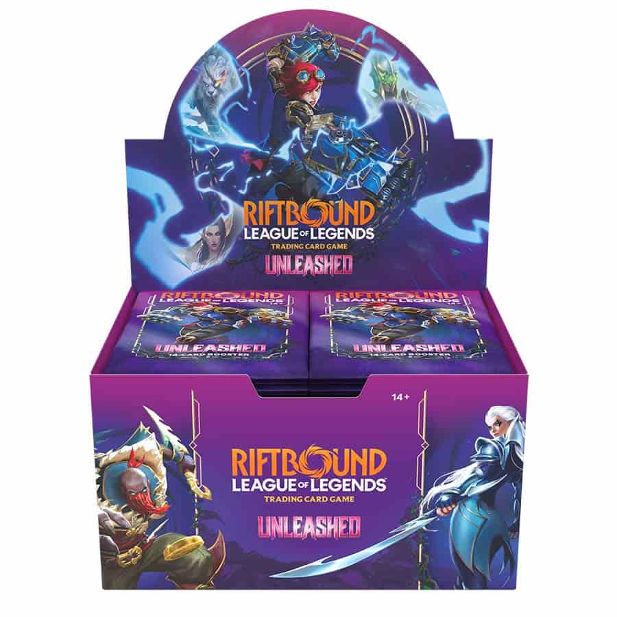 原箱 Riftbound 英雄聯盟集換式卡牌遊戲 Unleashed 補充包展示盒 / Riftbound: League of Legends TCG – Unleashed Booster Display