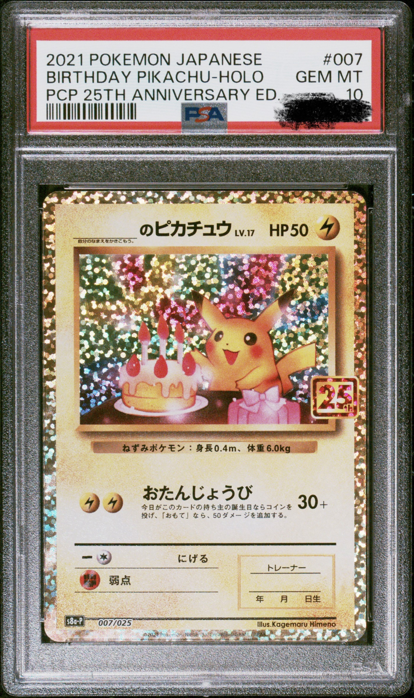 生日比卡超 / Birthday Pikachu / のピカチュウ