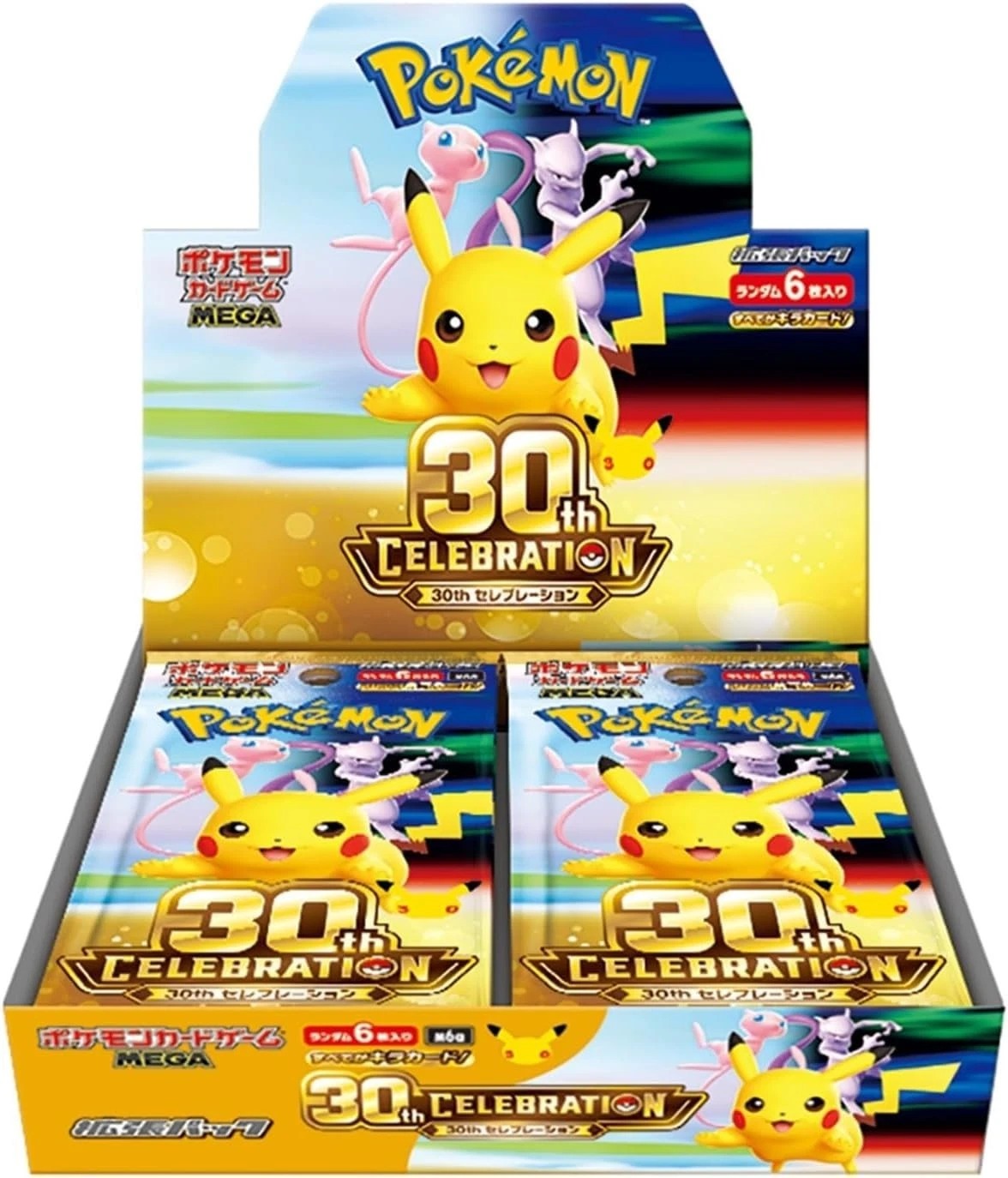 PTCG 日版 Pokémon MEGA 30th M6a 30th CELEBRATION 原盒